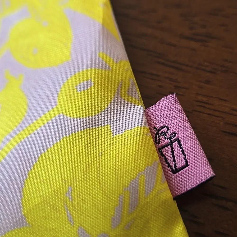 IPSY Refreshments Glam Bag July 2023 Drawstring Silk Makeup Bag Only 10” x 8”